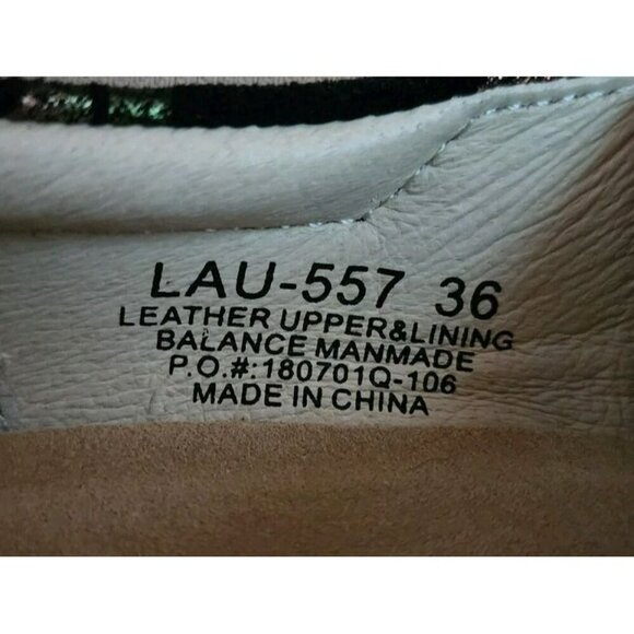 Alegria Lauryn Leather Metallic Floral Comfort Clogs LAU-557 Womens 36 US 6-6.5 - Picture 9 of 9